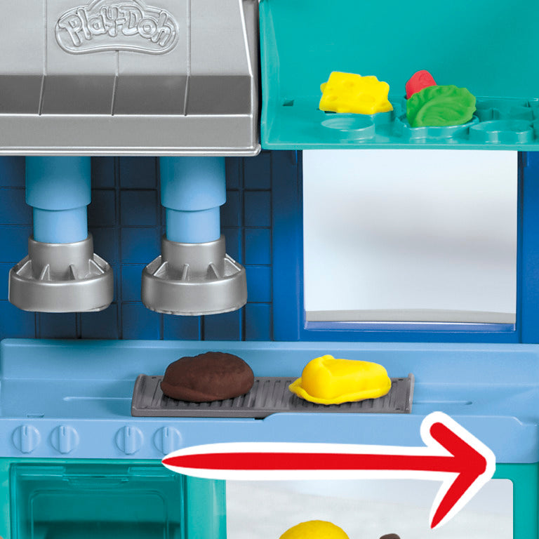 Play-Doh Kitchen Creations Busy Chef's Restaurant Playset 2-Sided
Kitchen Playset
