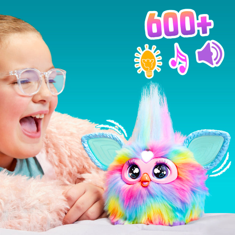 Furby Interactive Tie Dye Plush Toy
