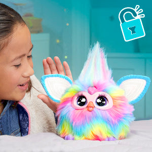 Furby Interactive Tie Dye Plush Toy