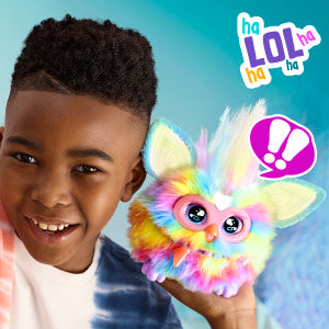 Furby Interactive Tie Dye Plush Toy