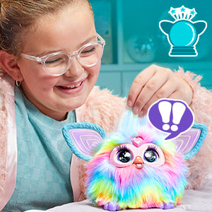 Furby Interactive Tie Dye Plush Toy