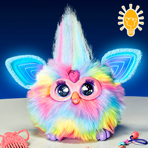 Furby Interactive Tie Dye Plush Toy
