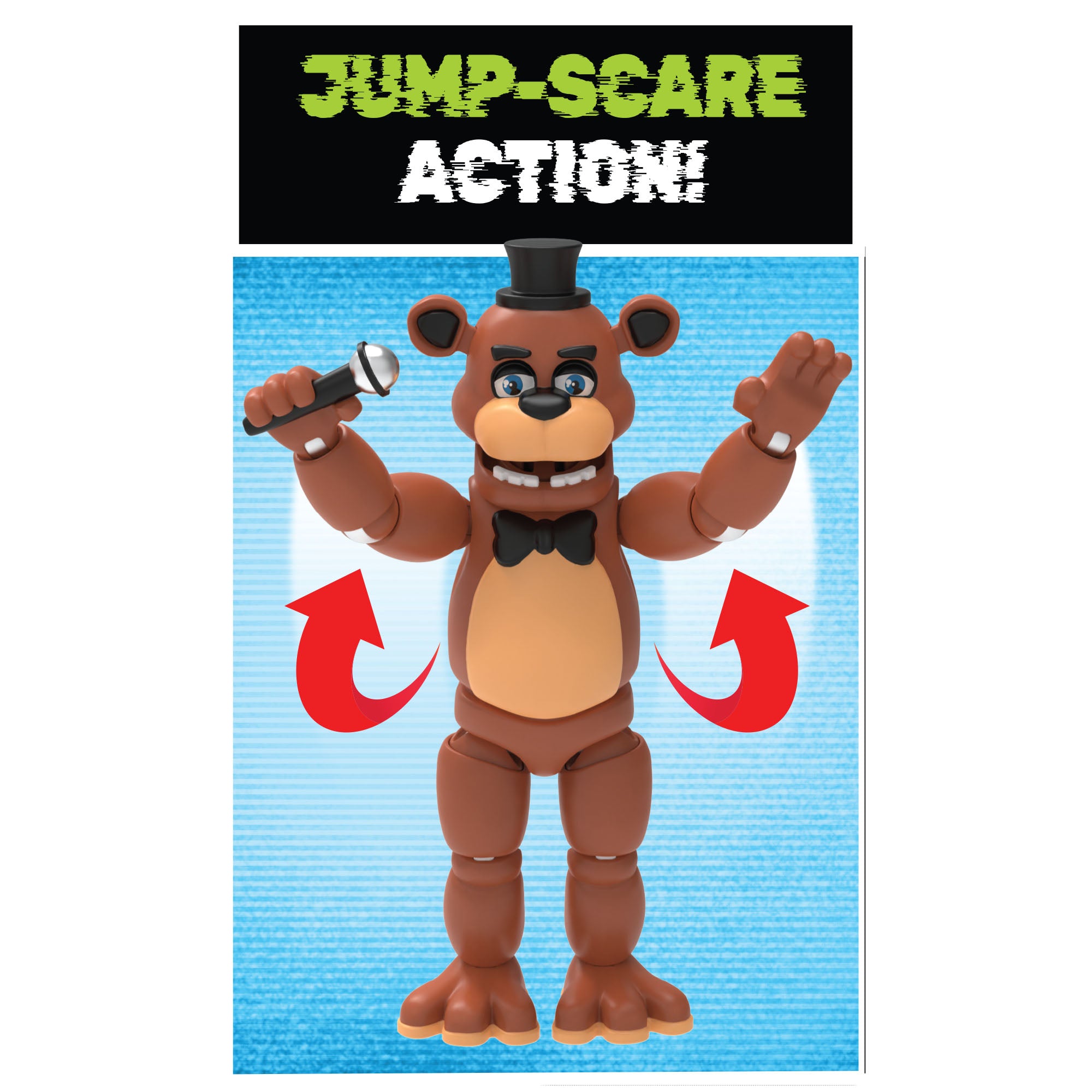 Five Nights At Freddy’s Classic Freddy - 5-Inch Articulated Figure With Jumpscare Feature And Glow-In-The-Dark Eyes