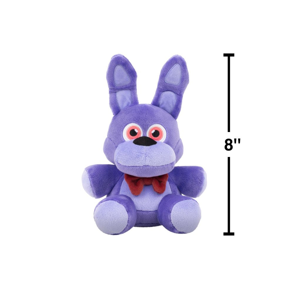 Five Nights At Freddy’s Classic Bonnie Plush - 8-Inch Stuffie With Soft Material And Glow-In-The-Dark Eyes