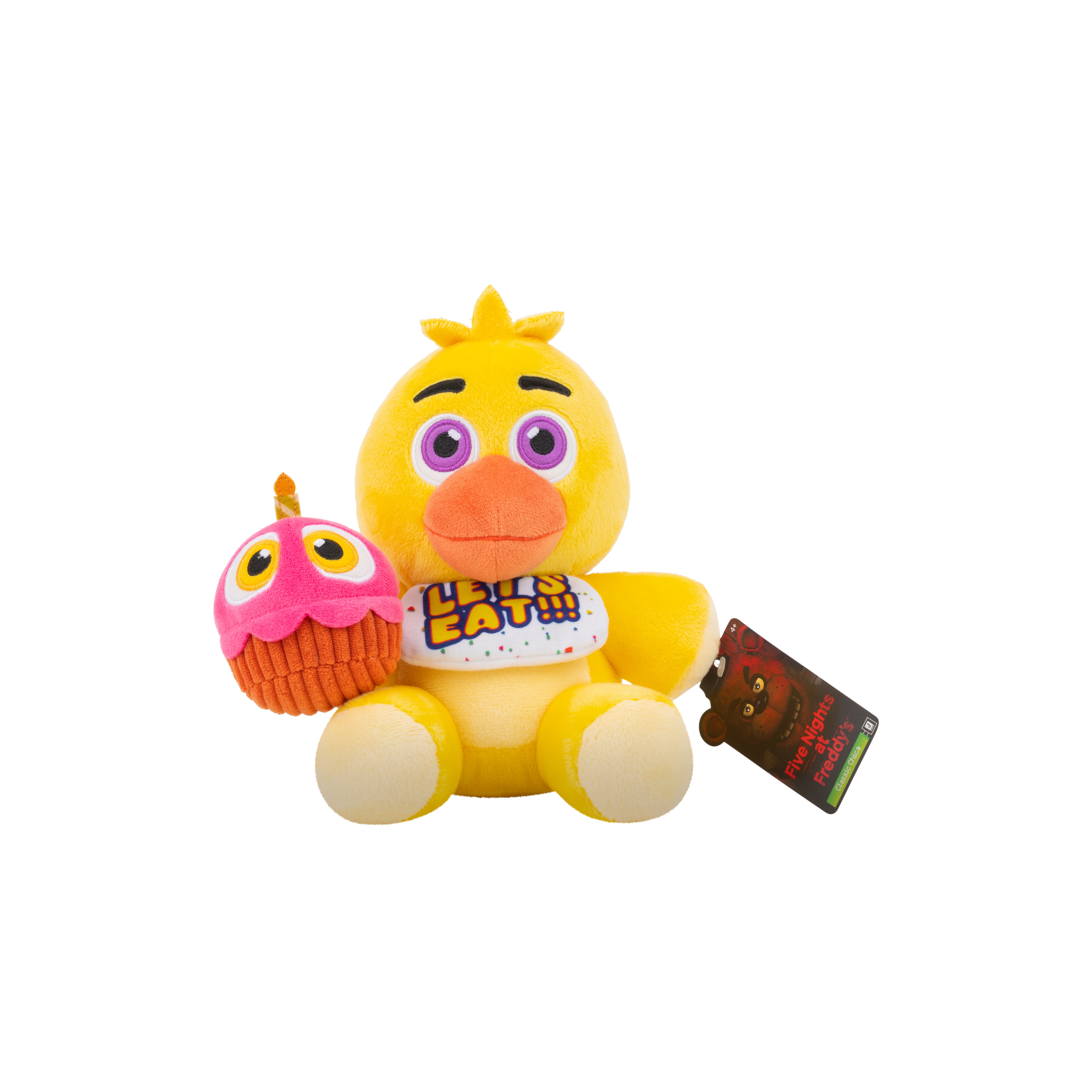 Five Nights At Freddy’s Classic Chica Plush - 8-Inch Stuffie With Soft Material And Glow-In-The-Dark Eyes