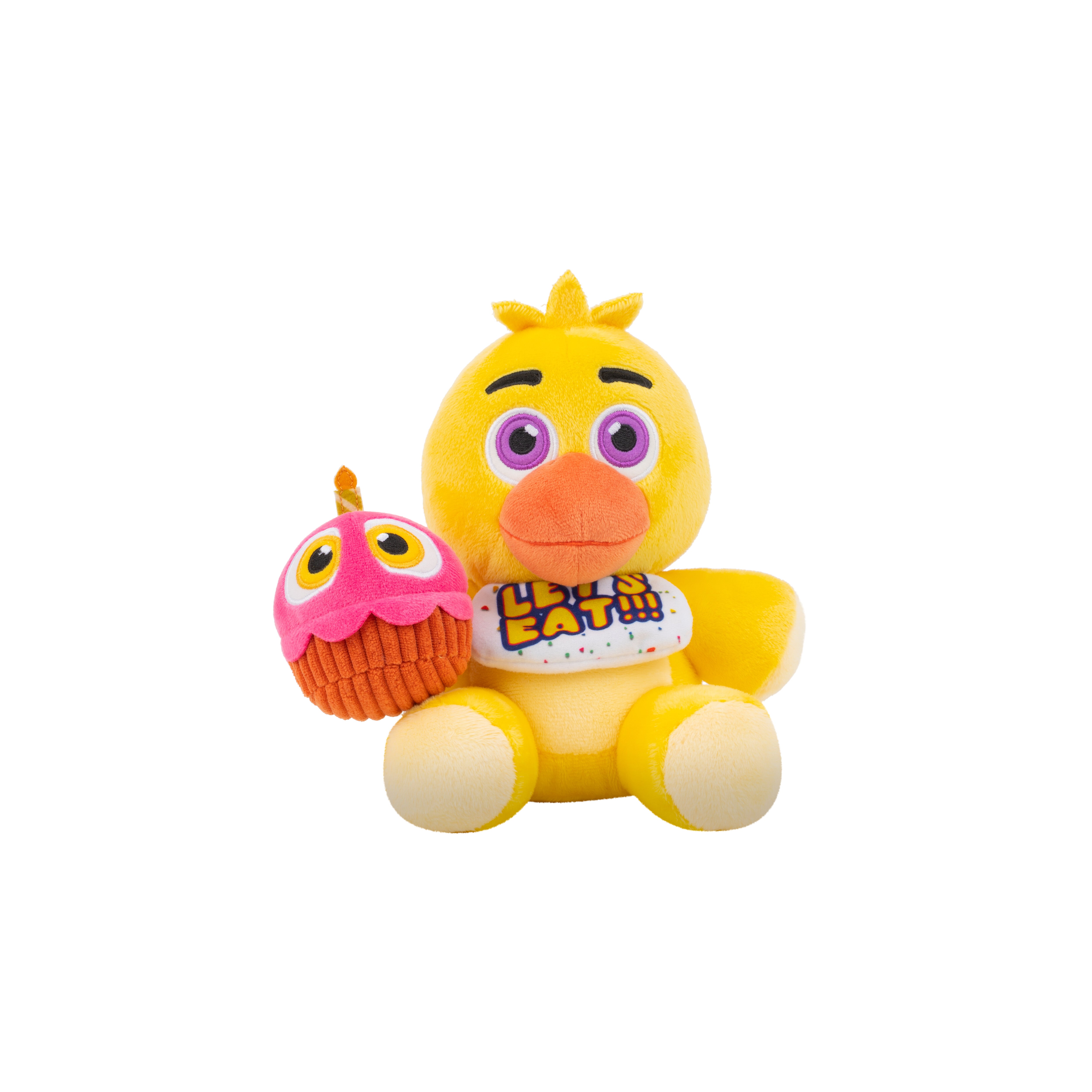 Five Nights At Freddy’s Classic Chica Plush - 8-Inch Stuffie With Soft Material And Glow-In-The-Dark Eyes