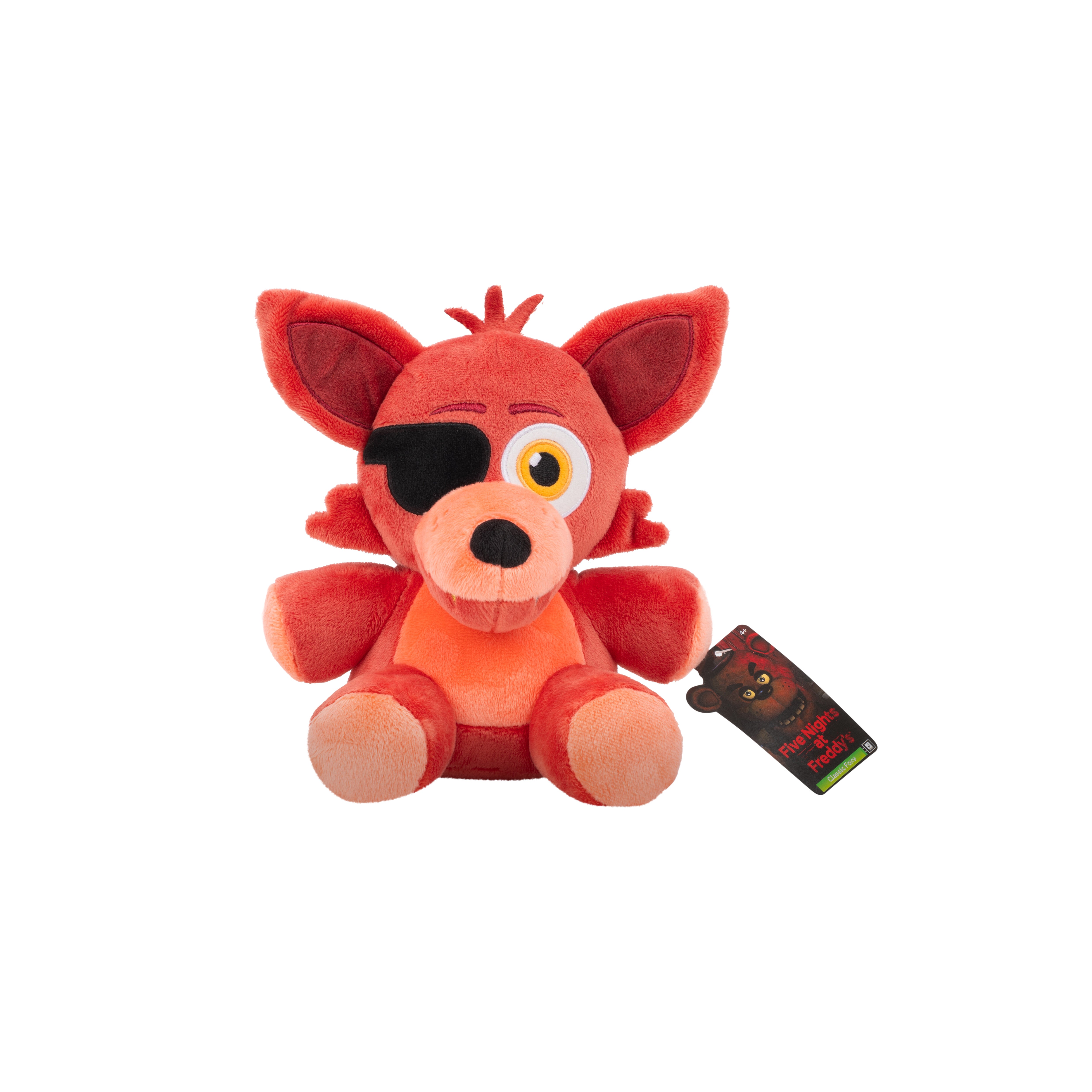 Five Nights At Freddy’s Classic Foxy Plush - 8-Inch Stuffie With Soft Material And Glow-In-The-Dark Eyes