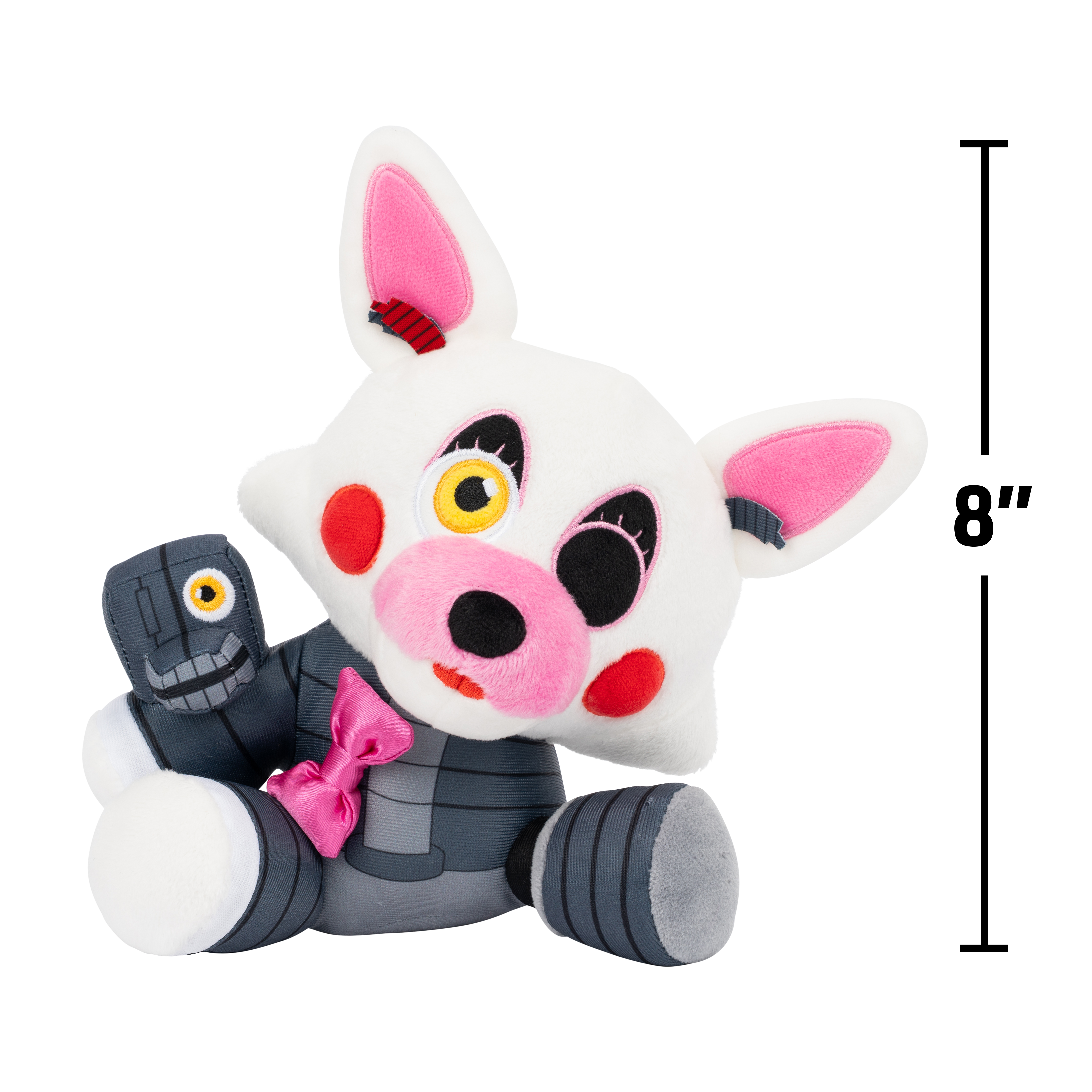 Five Nights At Freddy’s Mangle Plush - 8-Inch Stuffie With Soft Material And Glow-In-The-Dark Eyes