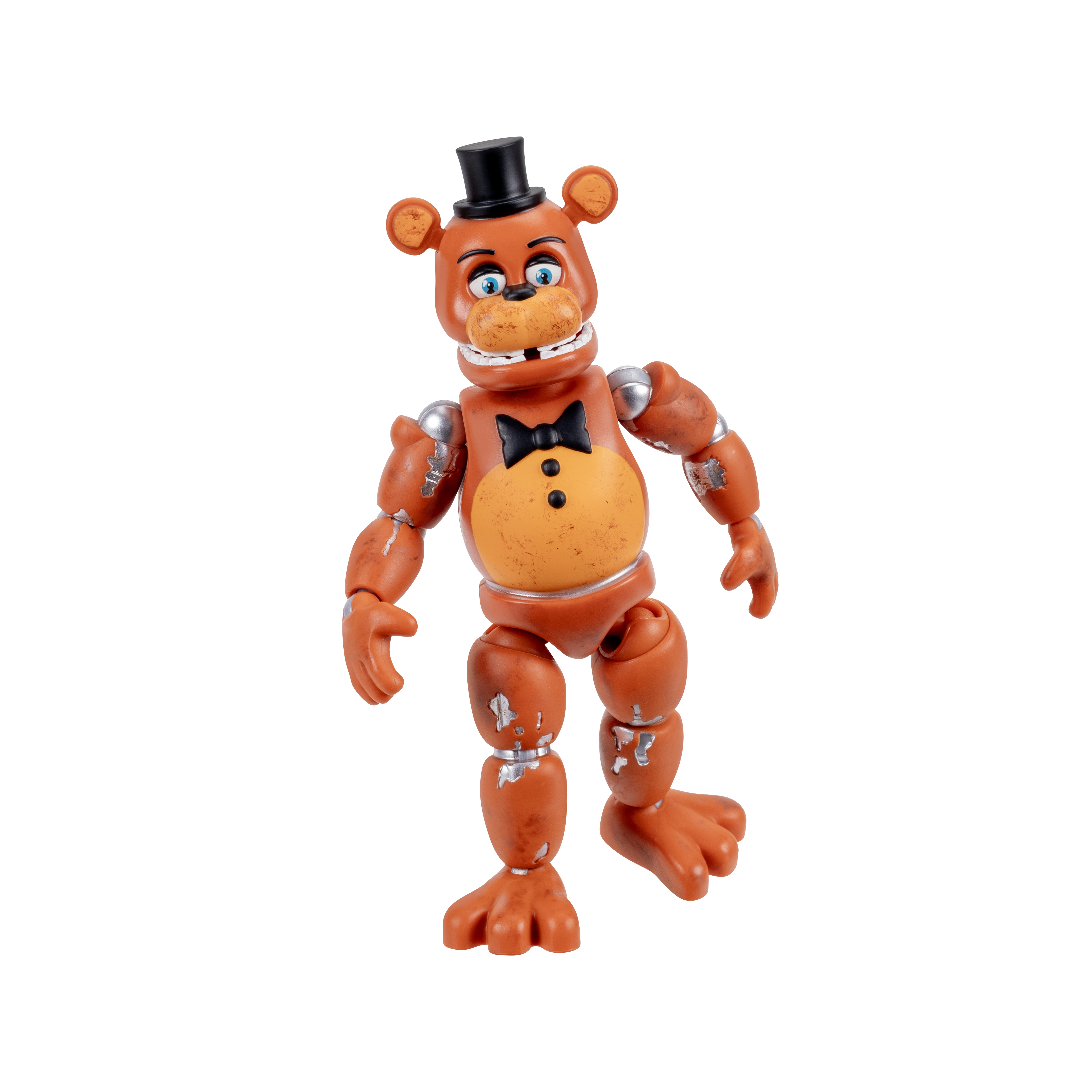 Five Nights At Freddy’s Withered Freddy - 5-Inch Articulated Figure With Jumpscare Feature And Glow-In-The-Dark Eyes