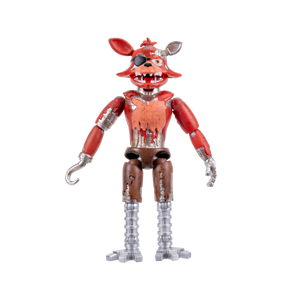 Five Nights At Freddy’s Withered Foxy - 5-Inch Articulated Figure With Jumpscare Feature And Glow-In-The-Dark Eyes