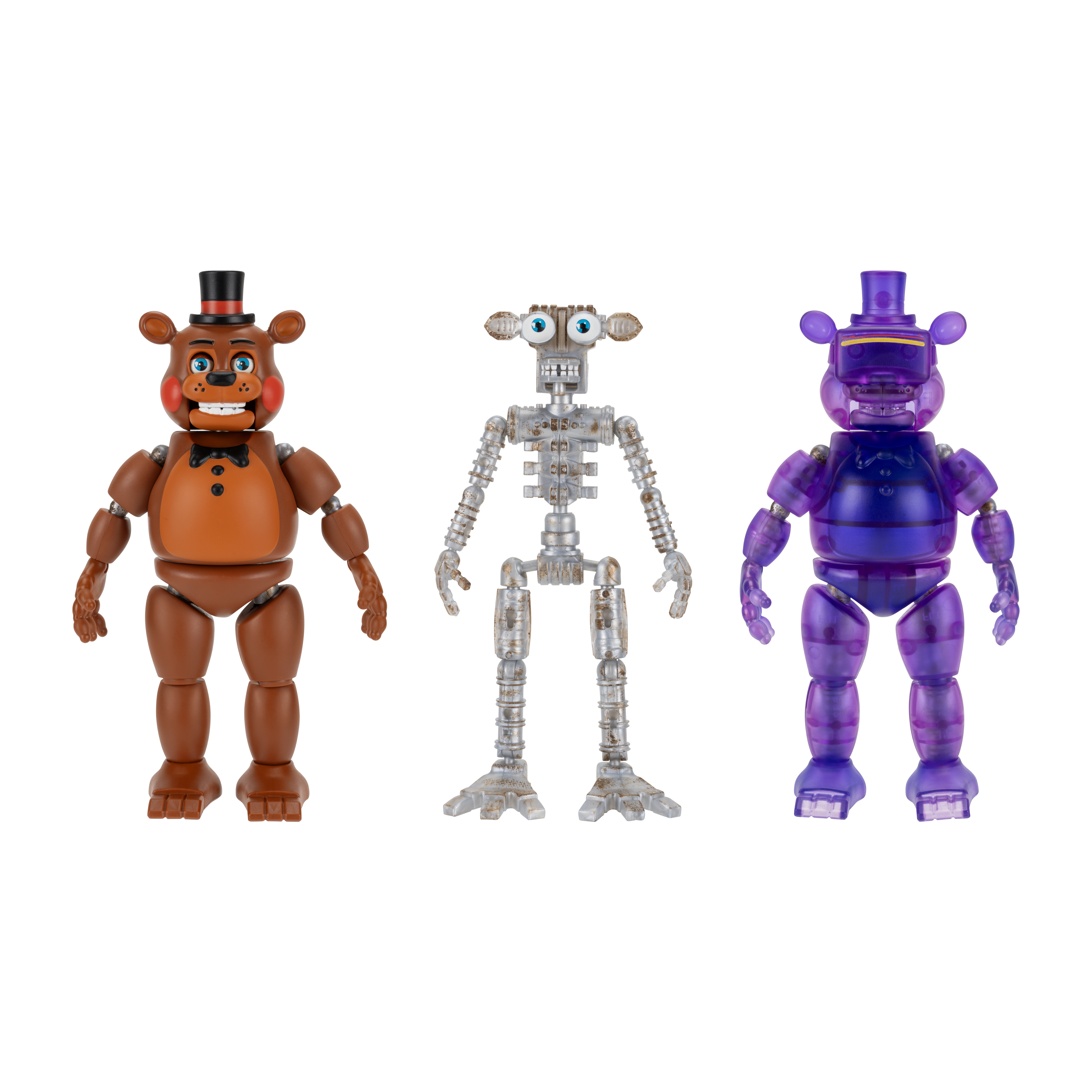 Five Nights At Freddy’s 6-Inch Endo-Series Collector Figure - 6-Inch Endo-1 With Swapable Toy Freddy And Vr Toy Freddy Parts