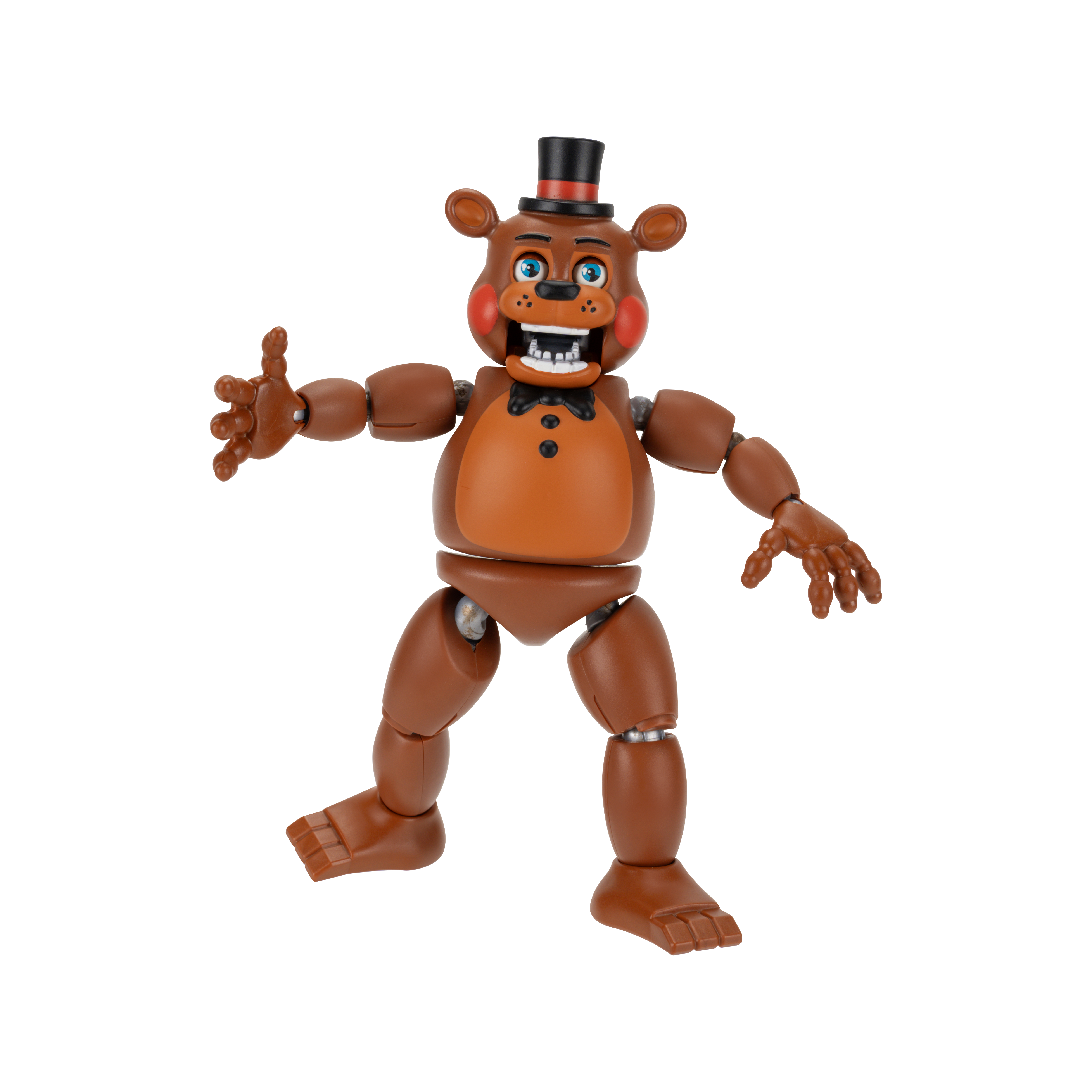 Five Nights At Freddy’s 6-Inch Endo-Series Collector Figure - 6-Inch Endo-1 With Swapable Toy Freddy And Vr Toy Freddy Parts