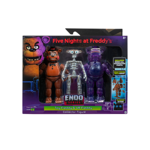 Five Nights At Freddy’s 6-Inch Endo-Series Collector Figure - 6-Inch Endo-1 With Swapable Toy Freddy And Vr Toy Freddy Parts