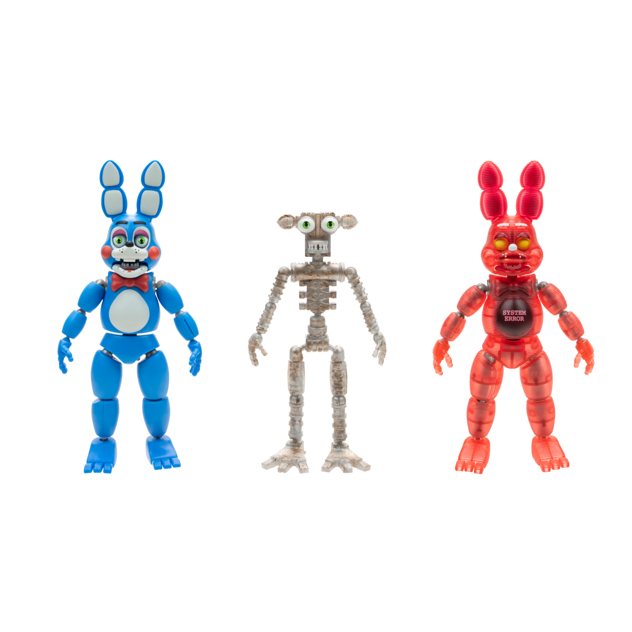 Five Nights At Freddy’s Endo-Series Collector Figure - 6-Inch Endo-1 With Swapable Toy Bonnie And System Error Toy Bonnie Parts