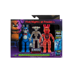 Five Nights At Freddy’s Endo-Series Collector Figure - 6-Inch Endo-1 With Swapable Toy Bonnie And System Error Toy Bonnie Parts