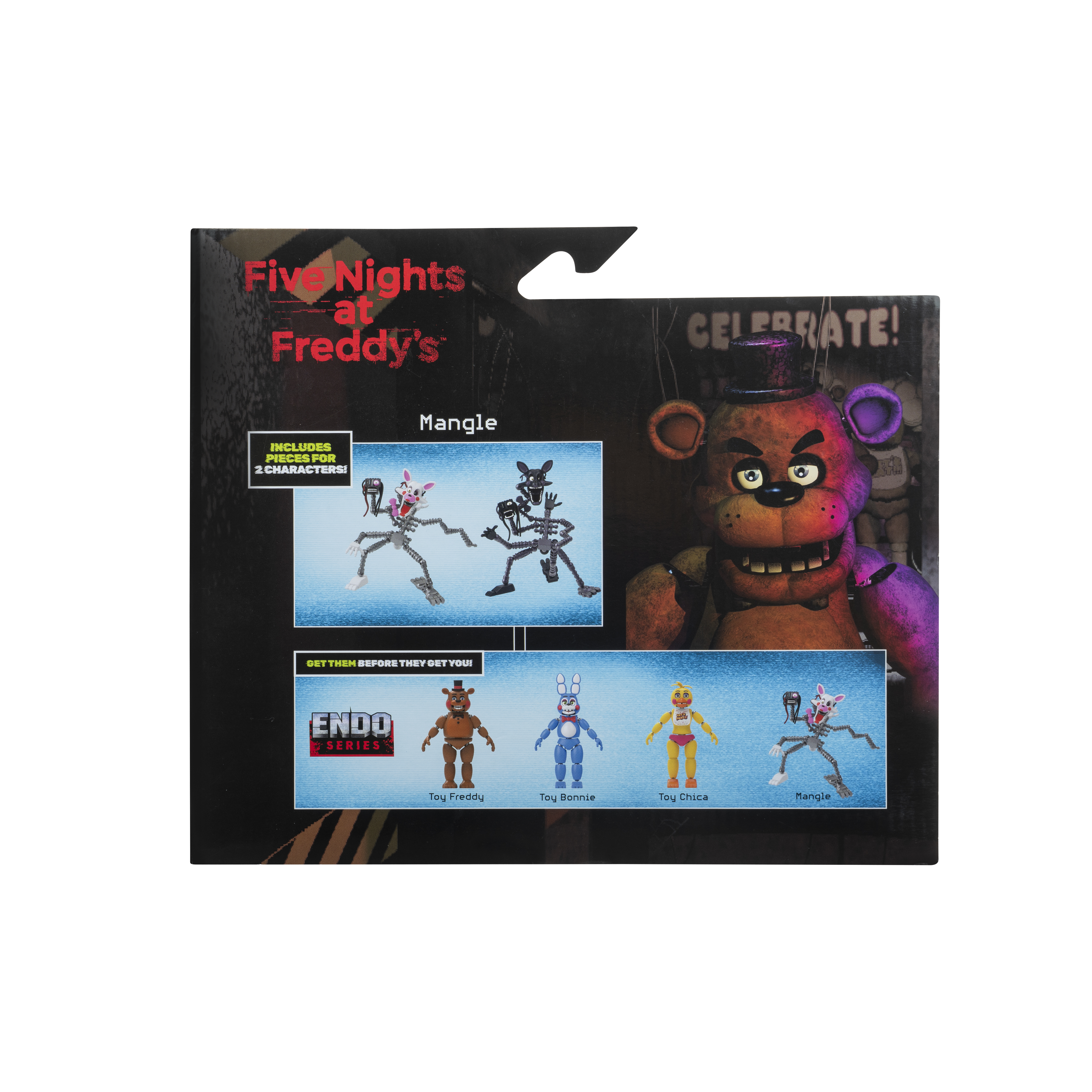 Five Nights At Freddy’s Endo-Series Collector Figure - 6-Inch Endo-1 With Swapable Mangle And Shadow Mangle Parts