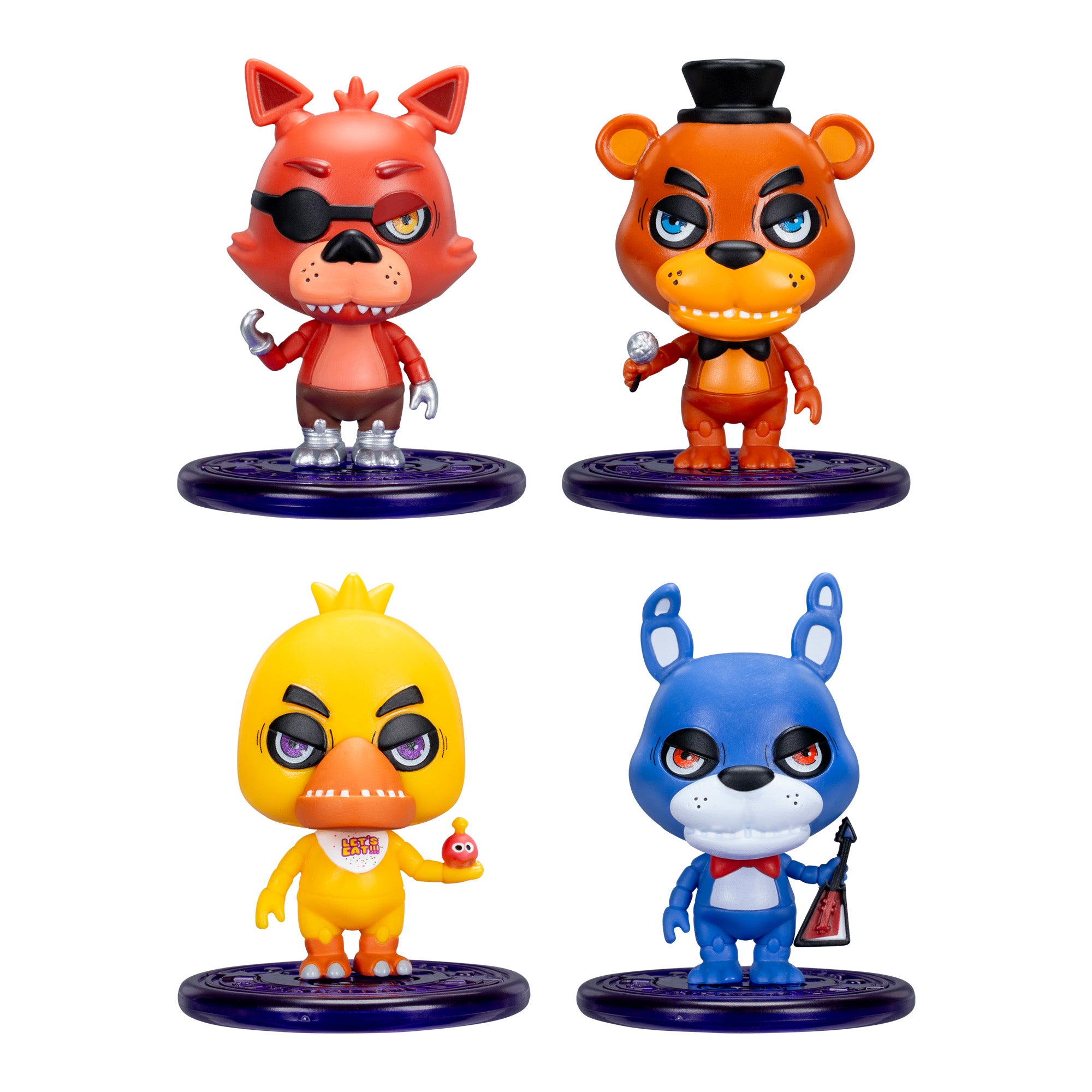 Five Nights At Freddy's Classic Creepy Cuties Assortment - 2-Inch Minifigure With Creepy Eyes And Kowakawaii Style