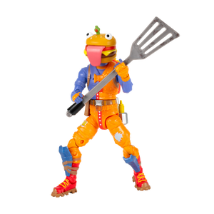 Fortnite Legendary Beef Boss - 6-Inch Articulated Figure With Harvesting Tool, Back Bling, And Code For Bonus Virtual Item