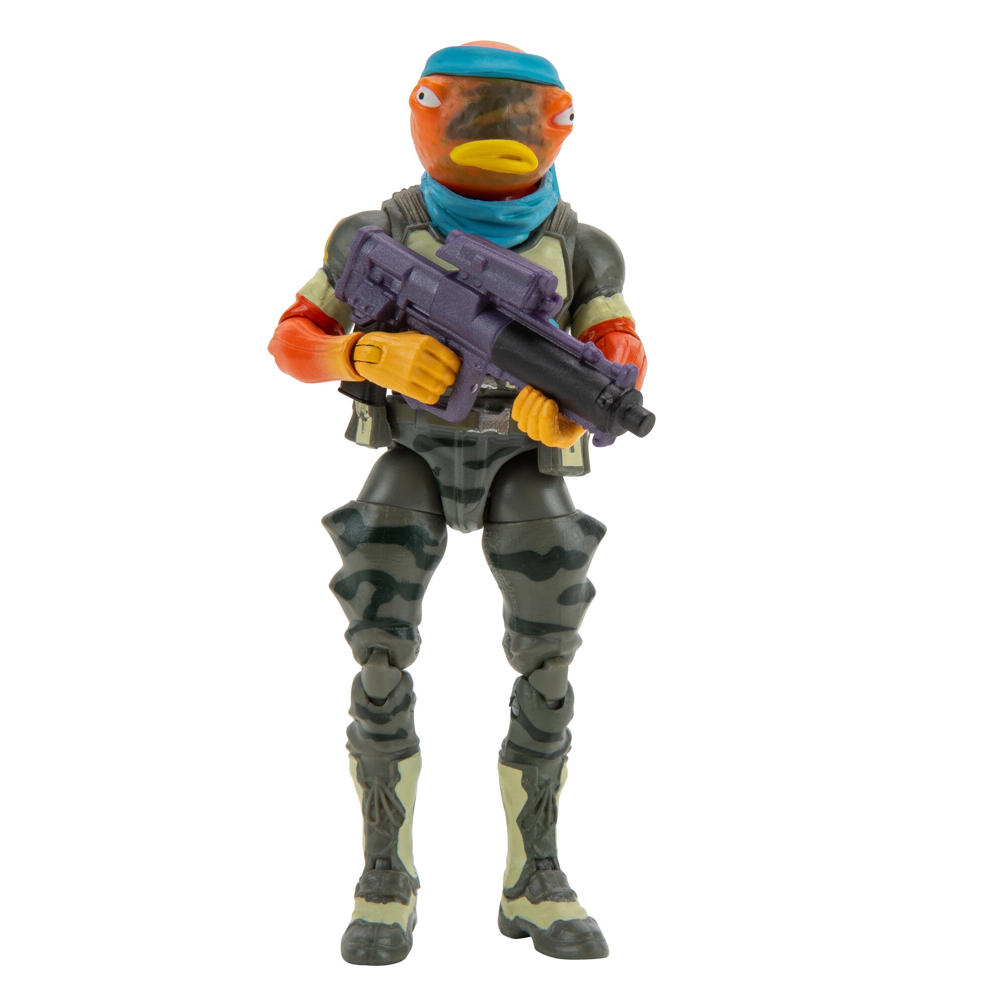 Fortnite Peely Vs. Fishstick 6 Pack - Six 4-Inch Articulated Figures With Weapons And Harvesting Tools