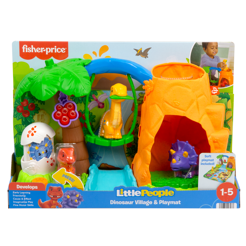 Fisher Price Little People Dinosaur Village & Playset