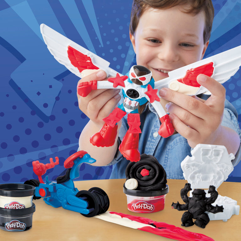 Play-Doh Marvel Playset Captain America Moto-Slicer