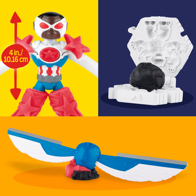 Play-Doh Marvel Playset Captain America Moto-Slicer