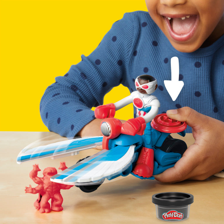 Play-Doh Marvel Playset Captain America Moto-Slicer
