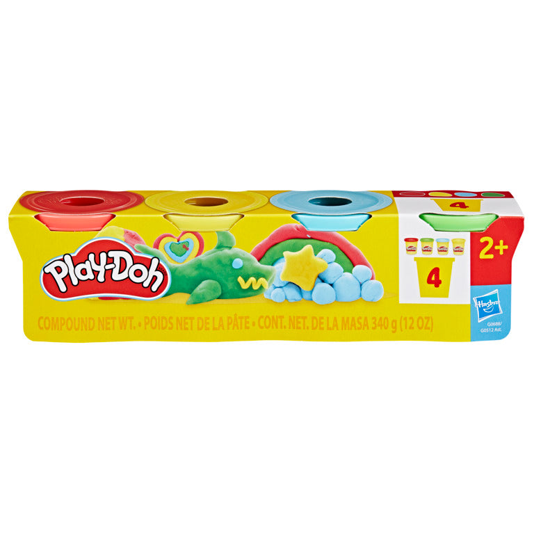 Play-Doh 4 Pack 3 Ounce Can Assortment