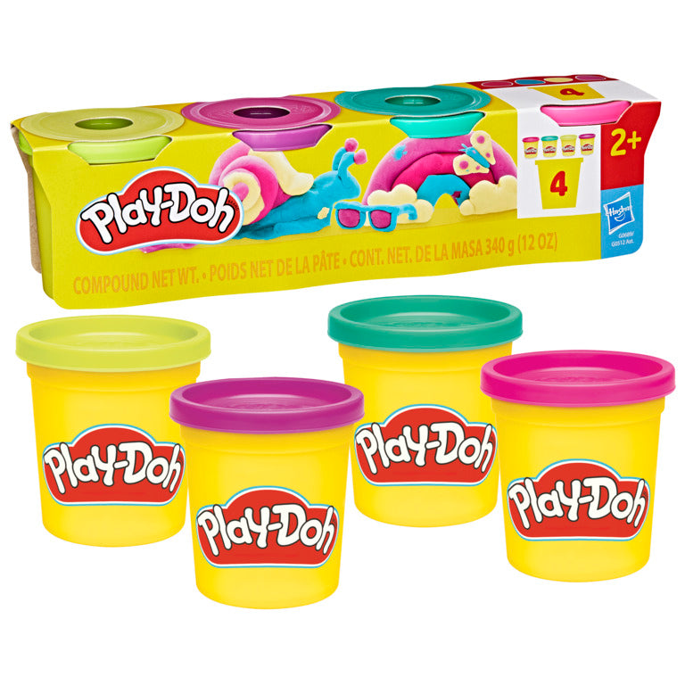 Play-Doh 4 Pack 3 Ounce Can Assortment