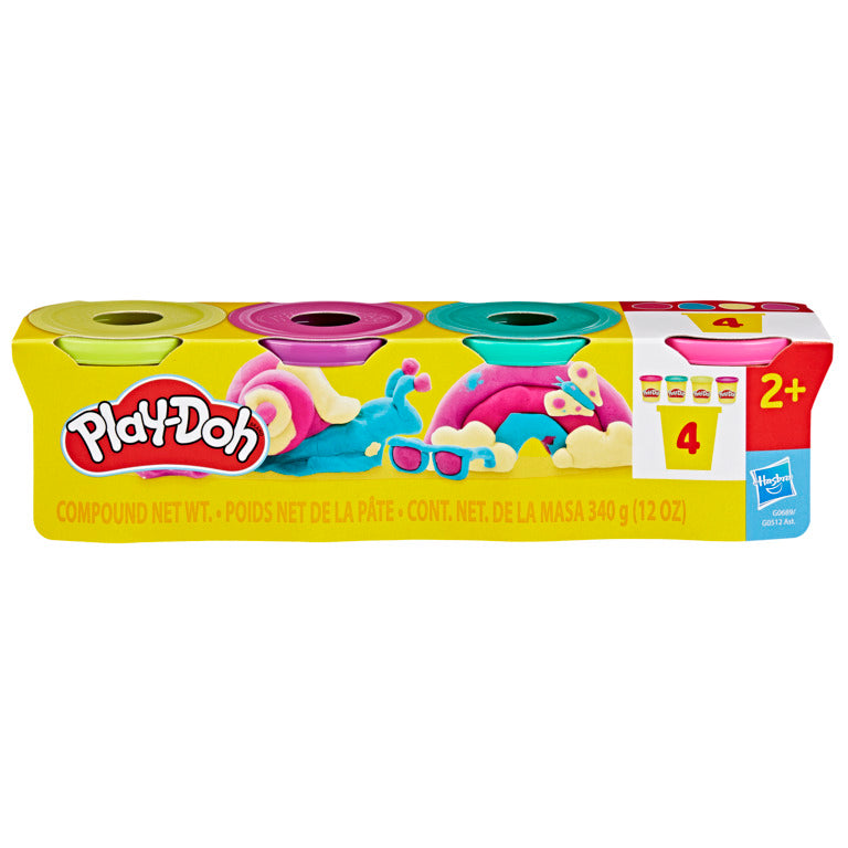 Play-Doh 4 Pack 3 Ounce Can Assortment