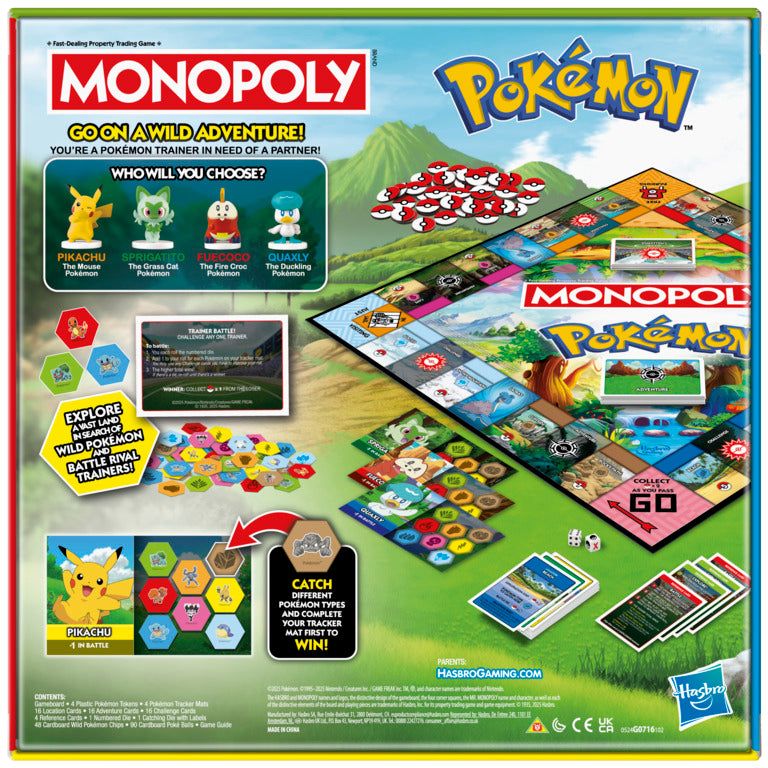 Monopoly Pokémon Edition Board Game