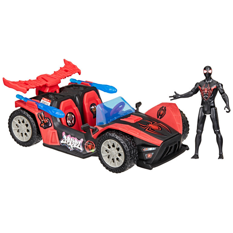Marvel Spider-Man Venomversus Epic World Of Action Miles Morales Remix Blast Racer Figure & Toy Car