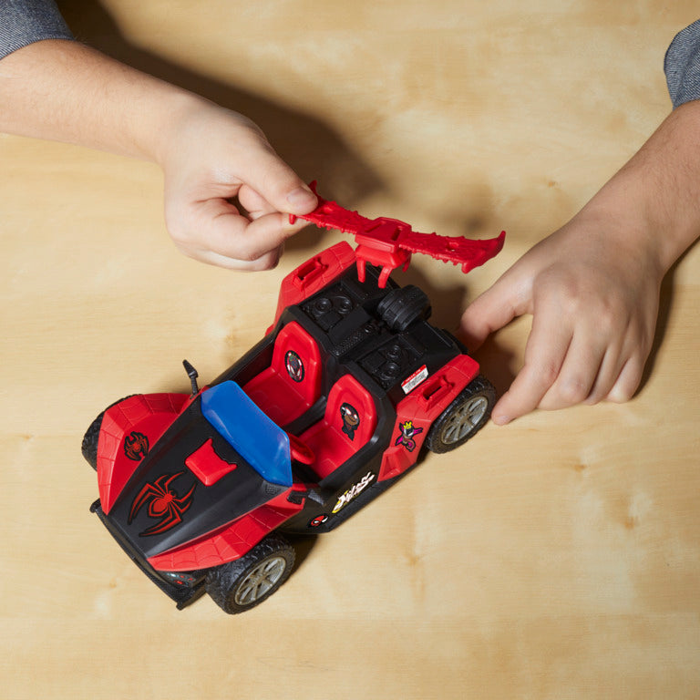 Marvel Spider-Man Venomversus Epic World Of Action Miles Morales Remix Blast Racer Figure & Toy Car