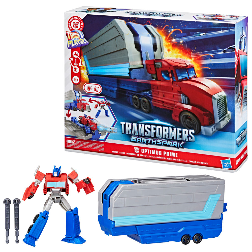 Transformers Earthspark Optimus Prime Battle Trailer