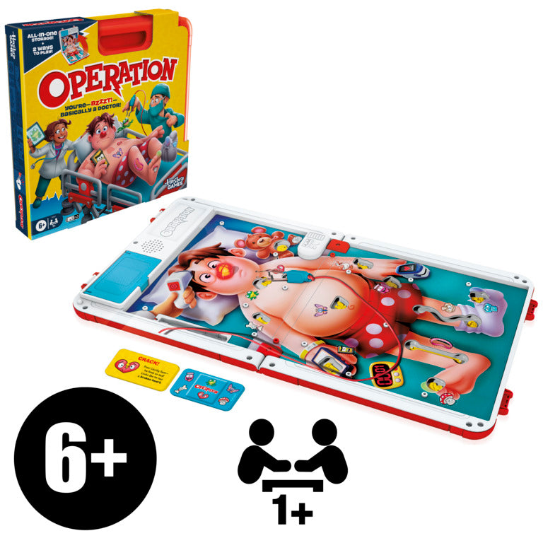 Operation Electronic Board Game With All-In-One
Carrying Case