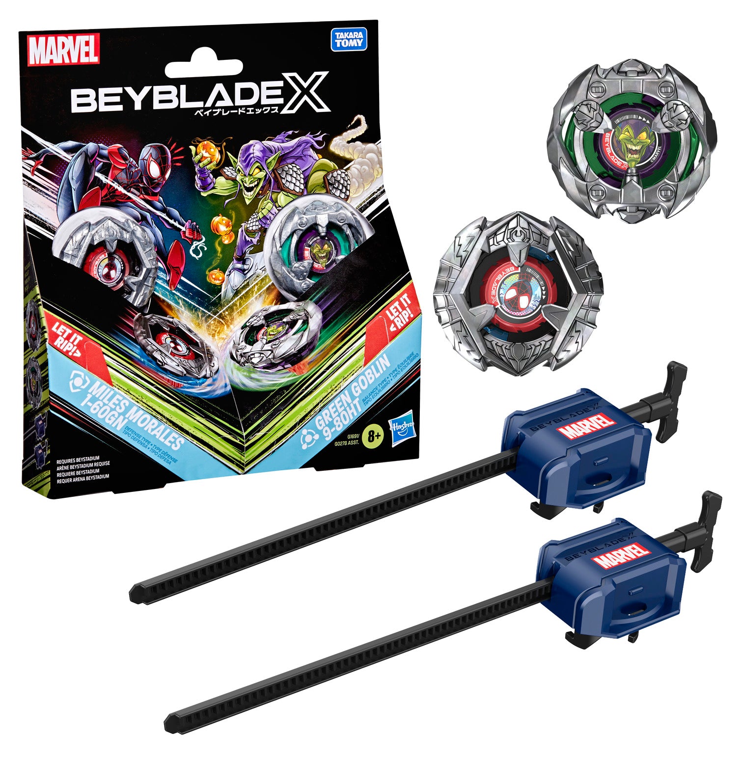 Beyblade X Marvel Spiderman Collab Multipack Set Assortment