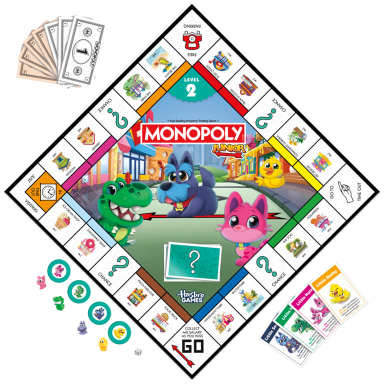 Monopoly Junior Board Game (2026) 2 Games In 1