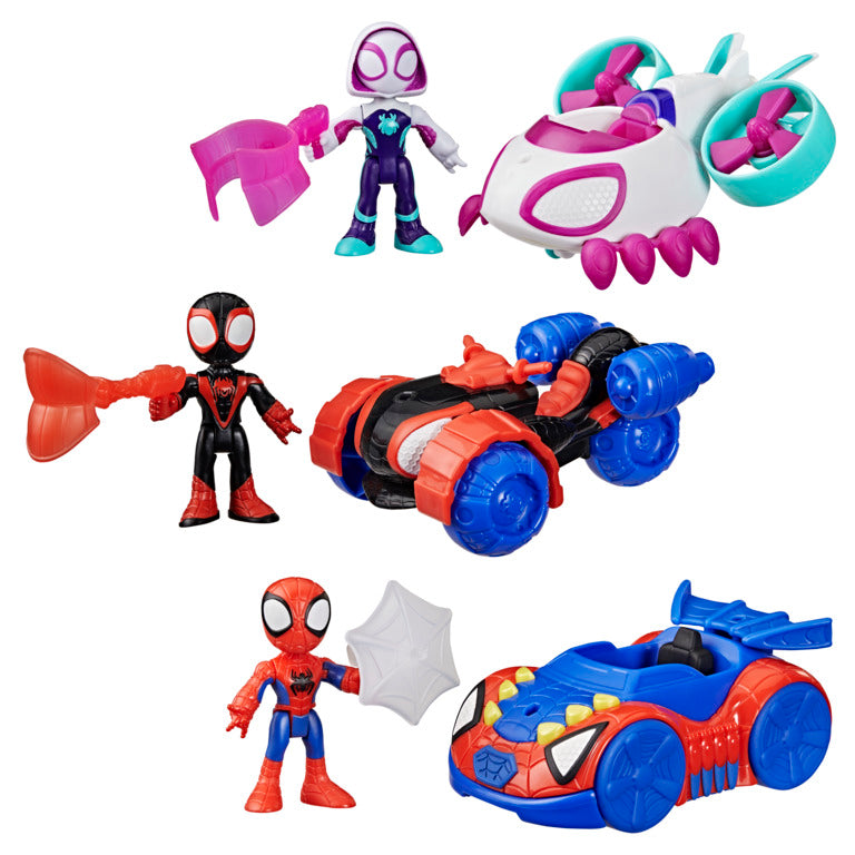 Marvel Spidey And His Amazing Friends 3-Inch (7.6Cm) Action Figures & Vehicles Assortment