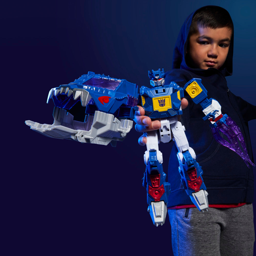 Transformers Cyberworld Soundwave Deep Sea Explorer Energon Surge 9-Inch Action Figure With Quick Change To Submarine Mode