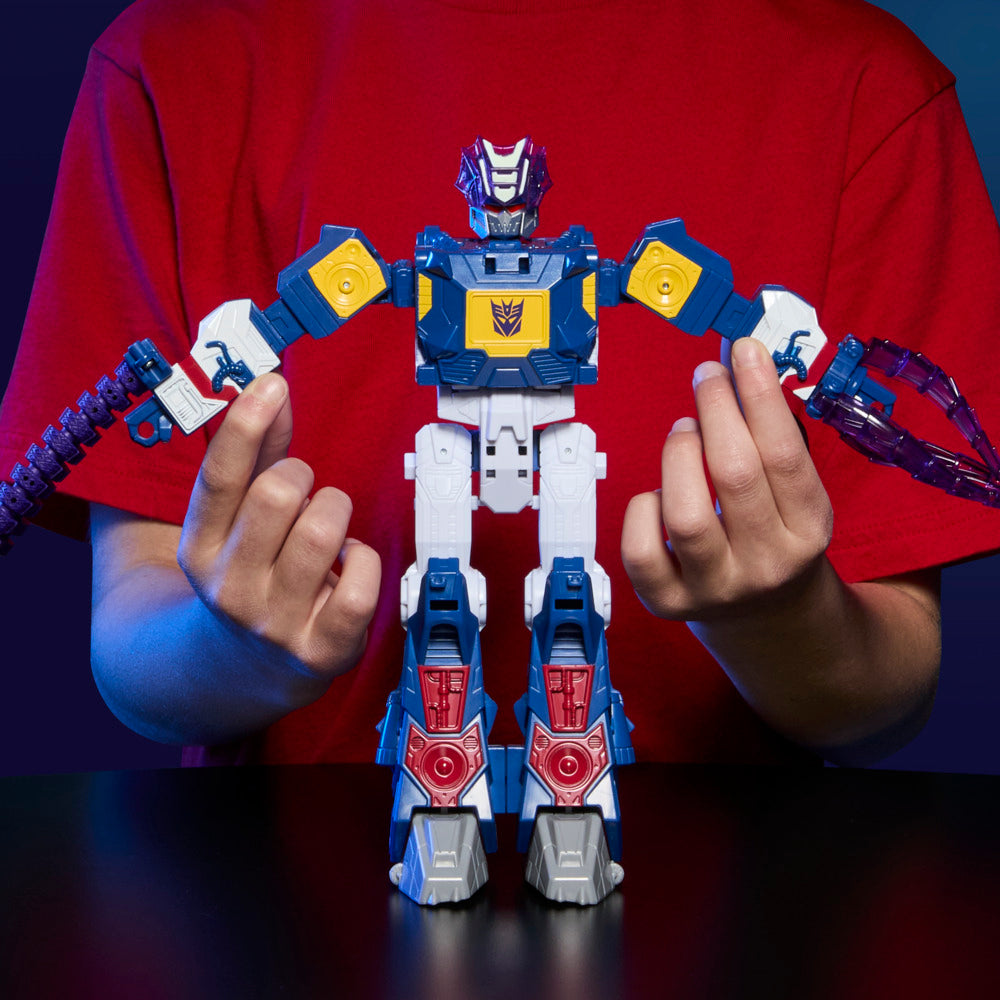 Transformers Cyberworld Soundwave Deep Sea Explorer Energon Surge 9-Inch Action Figure With Quick Change To Submarine Mode
