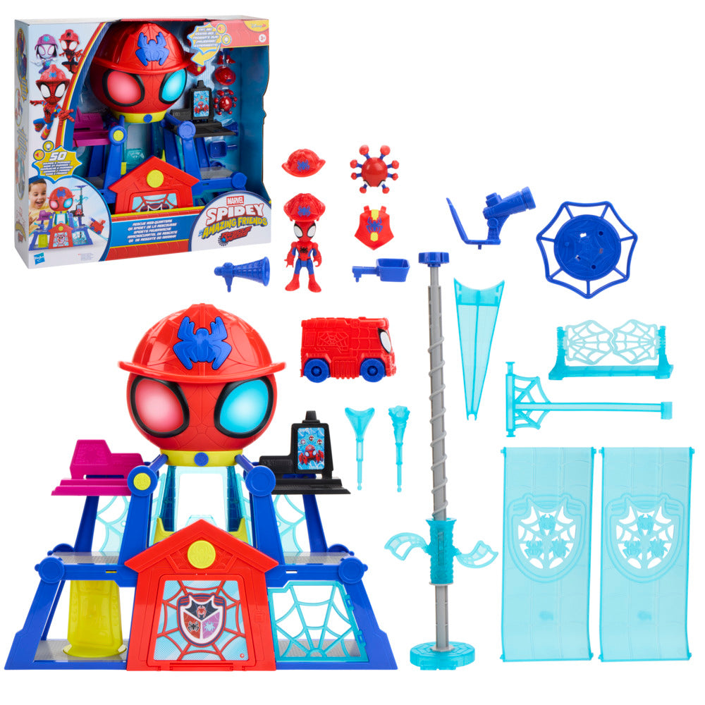 Marvel Spidey And His Amazing Friends Rescue-Webs Web-Quarters Playset
