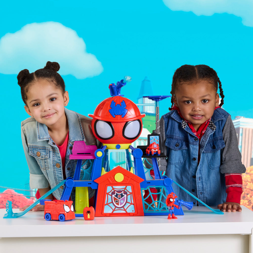 Marvel Spidey And His Amazing Friends Rescue-Webs Web-Quarters Playset