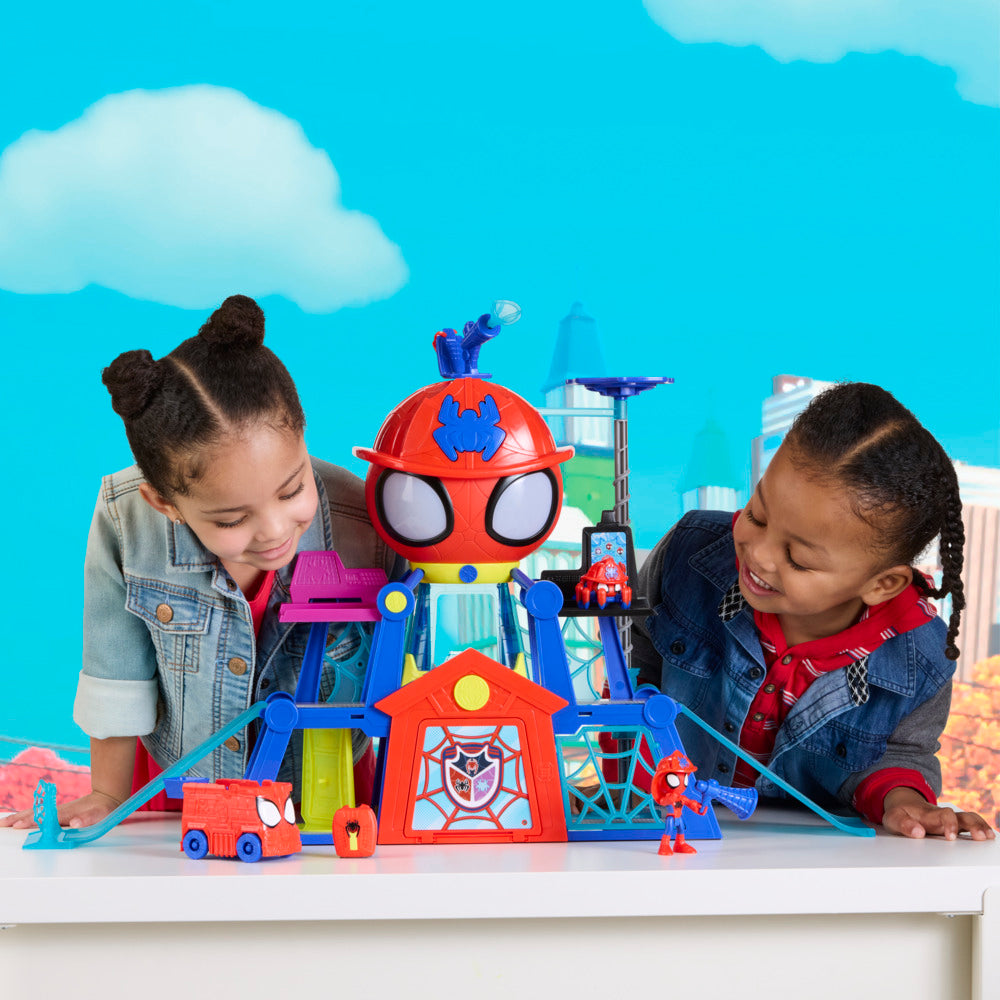 Marvel Spidey And His Amazing Friends Rescue-Webs Web-Quarters Playset