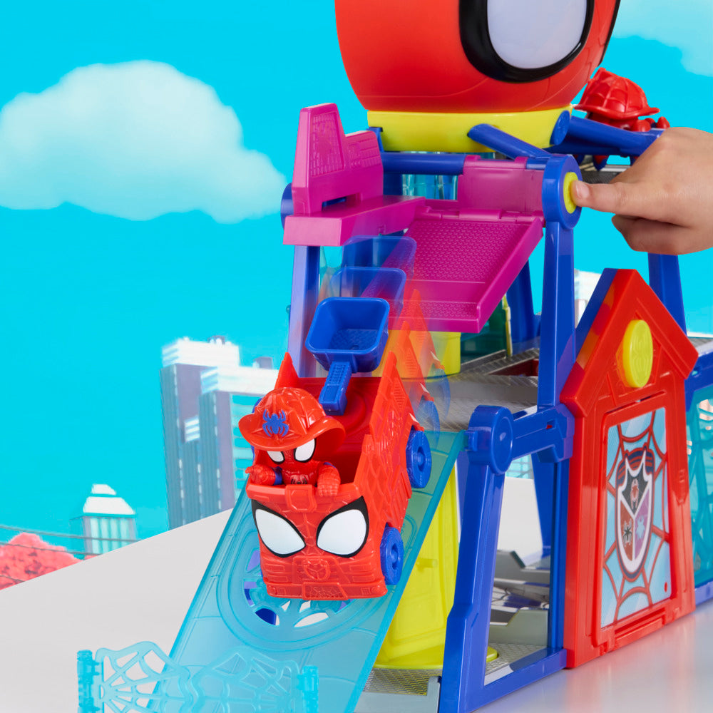 Marvel Spidey And His Amazing Friends Rescue-Webs Web-Quarters Playset