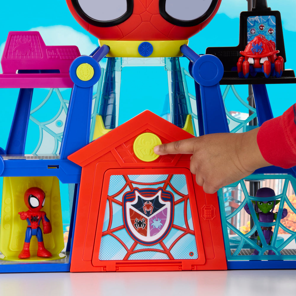Marvel Spidey And His Amazing Friends Rescue-Webs Web-Quarters Playset