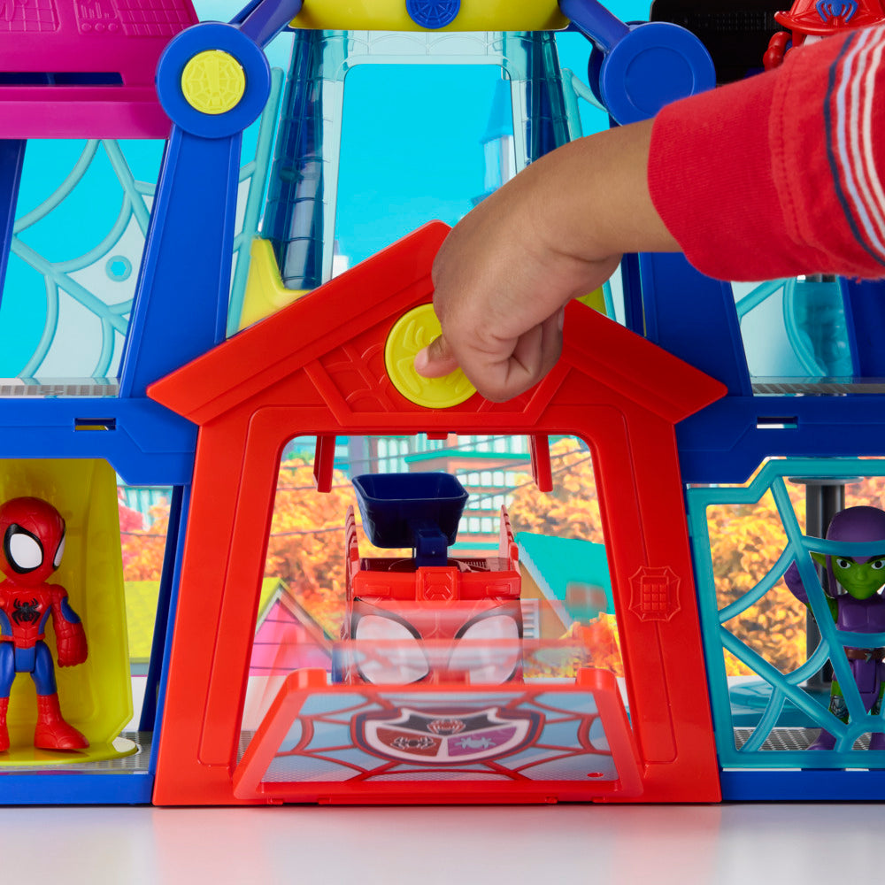 Marvel Spidey And His Amazing Friends Rescue-Webs Web-Quarters Playset