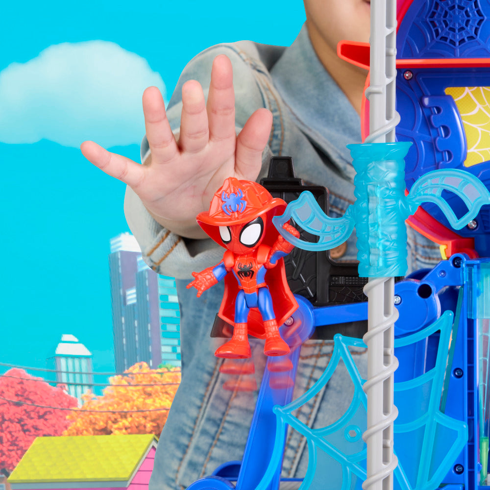 Marvel Spidey And His Amazing Friends Rescue-Webs Web-Quarters Playset