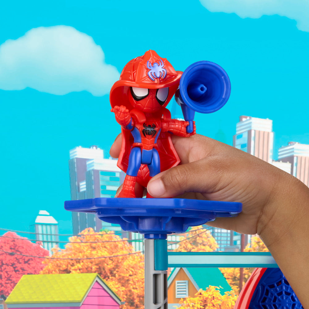 Marvel Spidey And His Amazing Friends Rescue-Webs Web-Quarters Playset