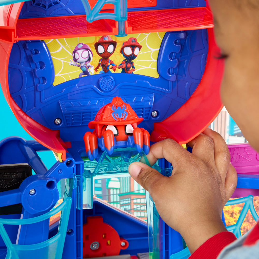 Marvel Spidey And His Amazing Friends Rescue-Webs Web-Quarters Playset