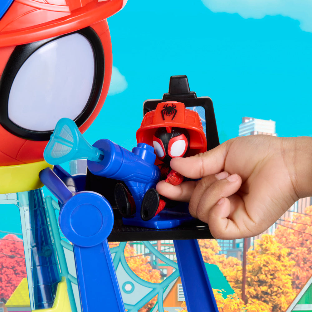 Marvel Spidey And His Amazing Friends Rescue-Webs Web-Quarters Playset